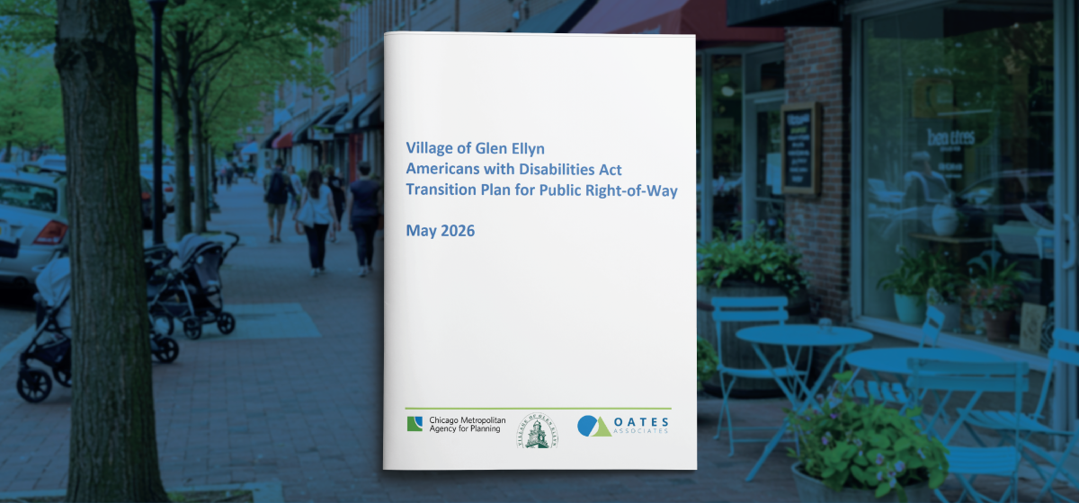 Cover of the Glen Ellyn ADA Transition Plan for Public Right of Way