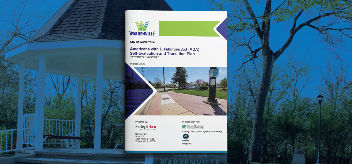 Cover of the Warrenville ADA Self Evaluation and Transition Plan