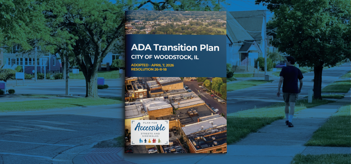Cover of the Woodstock ADA Transition Plan