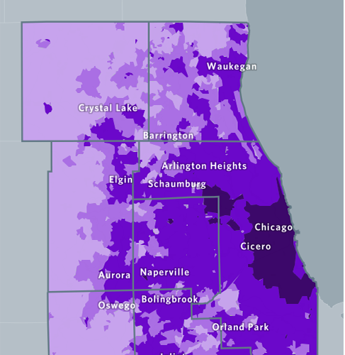 Caws Map Watershed integrity - Chicago Metropolitan Agency for Planning