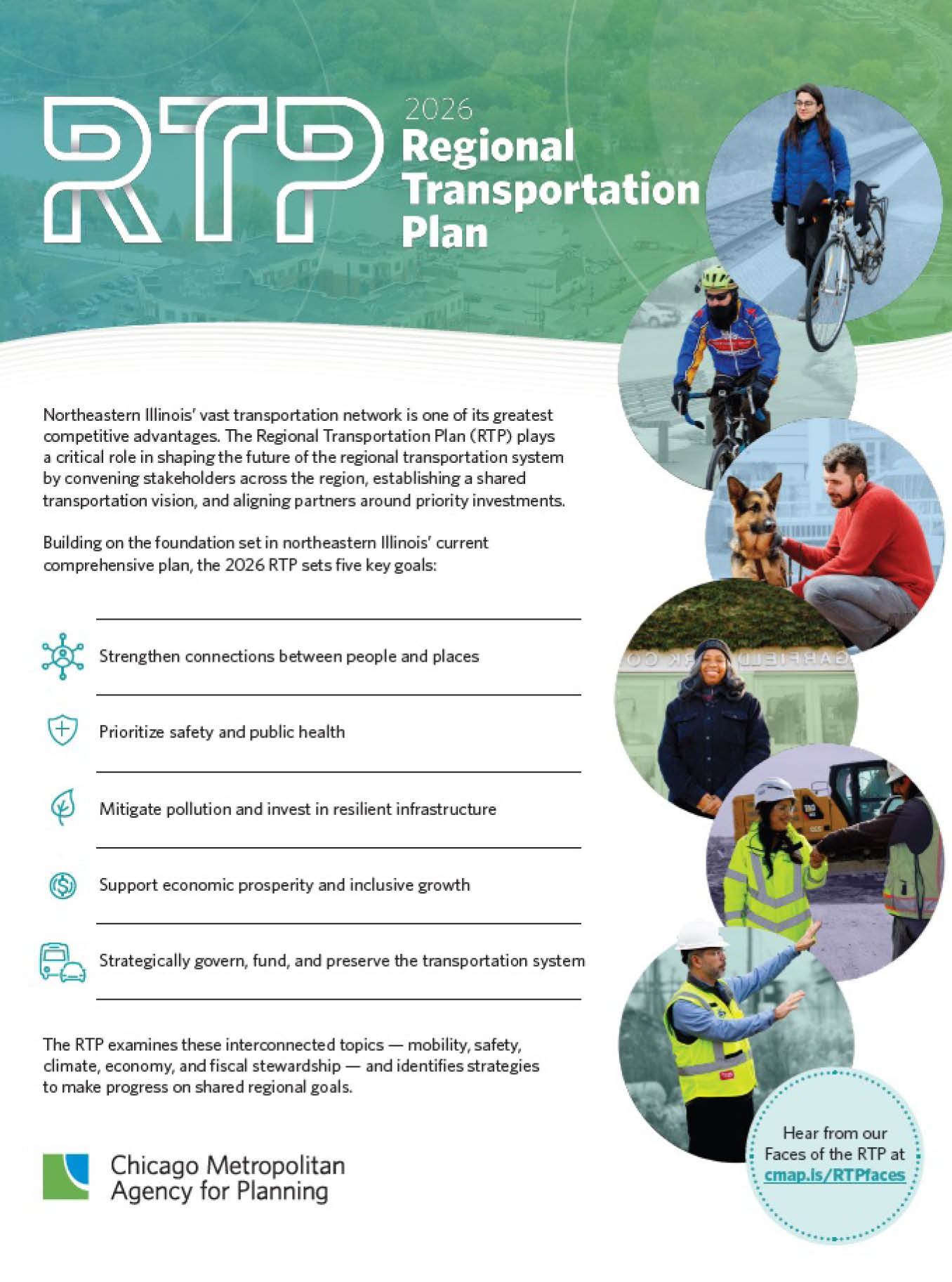 Sample image of first page of RTP executive summary
