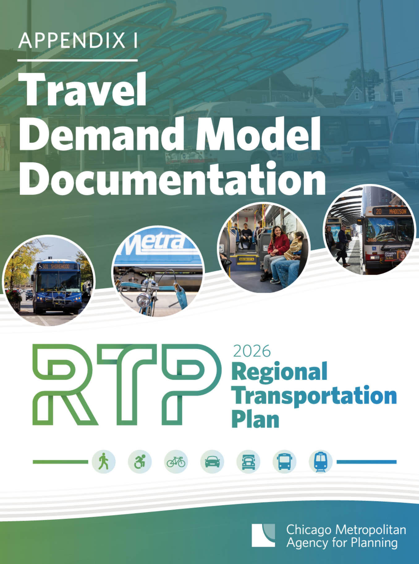 RTP Travel Demand Model Documentation cover