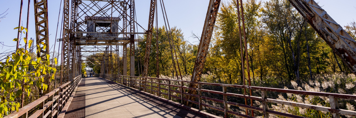 Old metal bridge